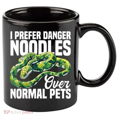 Green Tree Python Cage Reptile Keeper Snake Food Python 11oz C Handle Ceramic Mug