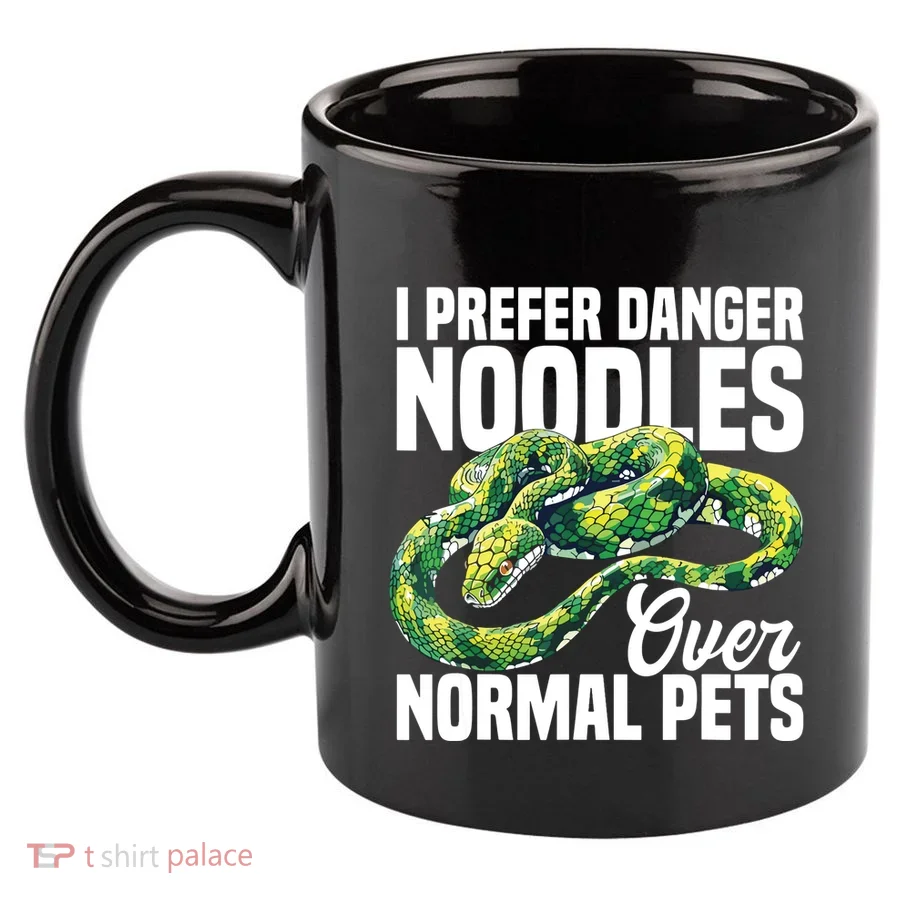 Green Tree Python Cage Reptile Keeper Snake Food Python 11oz C Handle Ceramic Mug