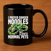 Green Tree Python Cage Reptile Keeper Snake Food Python 11oz C Handle Ceramic Mug thumb 3