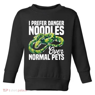 Green Tree Python Cage Reptile Keeper Snake Food Python Toddler Sweatshirt