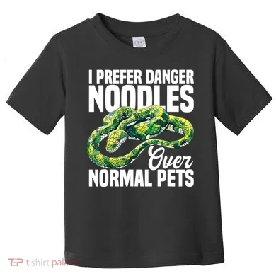 Green Tree Python Cage Reptile Keeper Snake Food Python Toddler T-Shirt