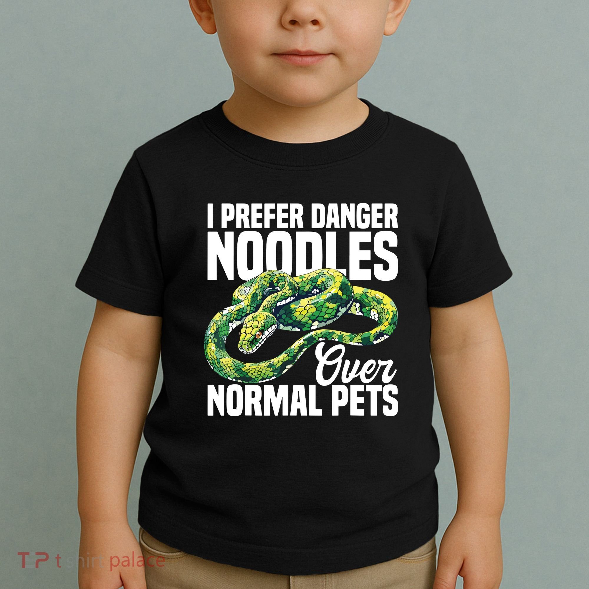 Green Tree Python Cage Reptile Keeper Snake Food Python Toddler T-Shirt