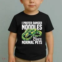 Green Tree Python Cage Reptile Keeper Snake Food Python Toddler T-Shirt thumb 2