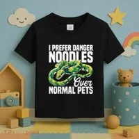Green Tree Python Cage Reptile Keeper Snake Food Python Toddler T-Shirt thumb 3