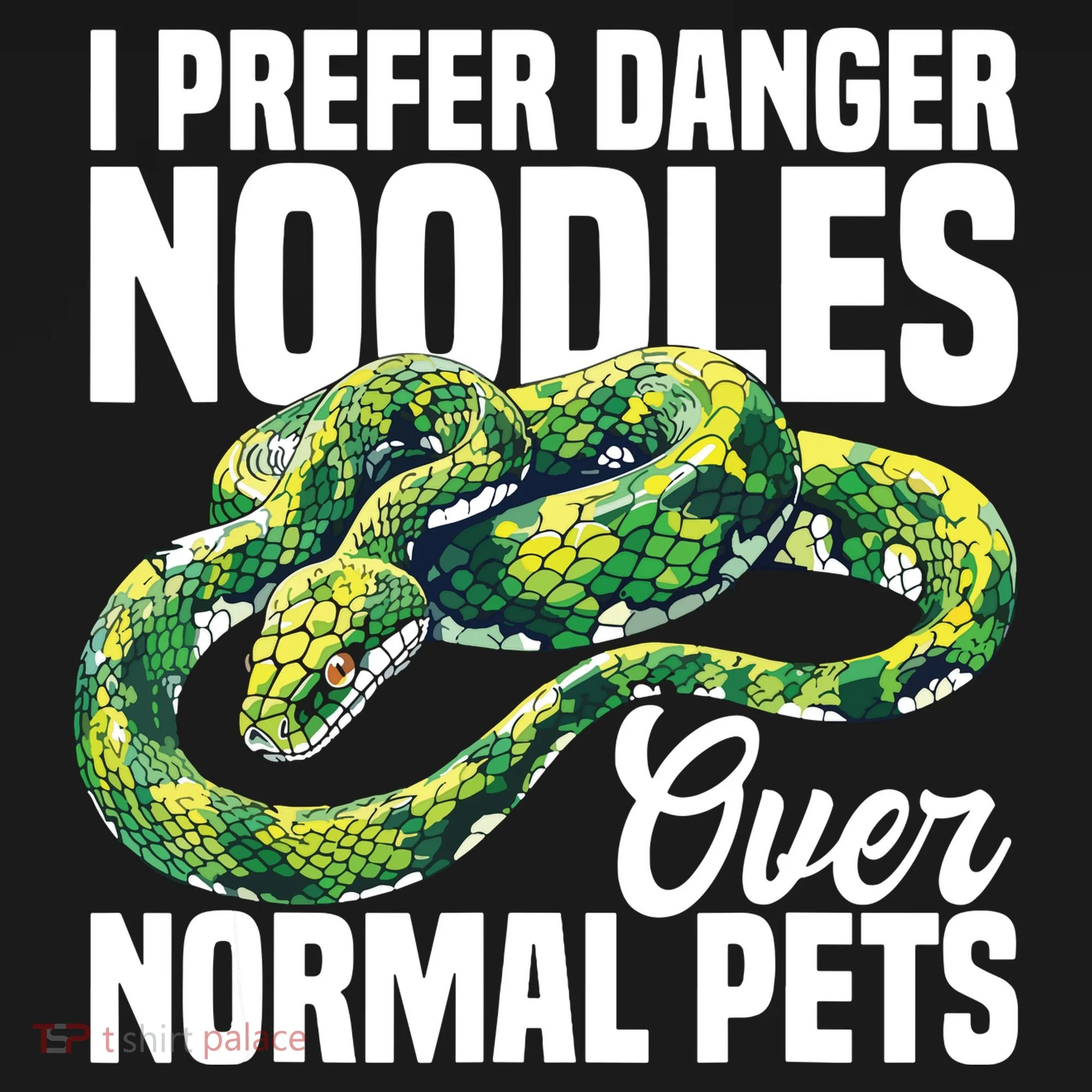 Green Tree Python Cage Reptile Keeper Snake Food Python Toddler T-Shirt