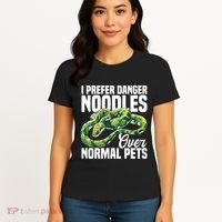 Green Tree Python Cage Reptile Keeper Snake Food Python Women's T-Shirt thumb 4