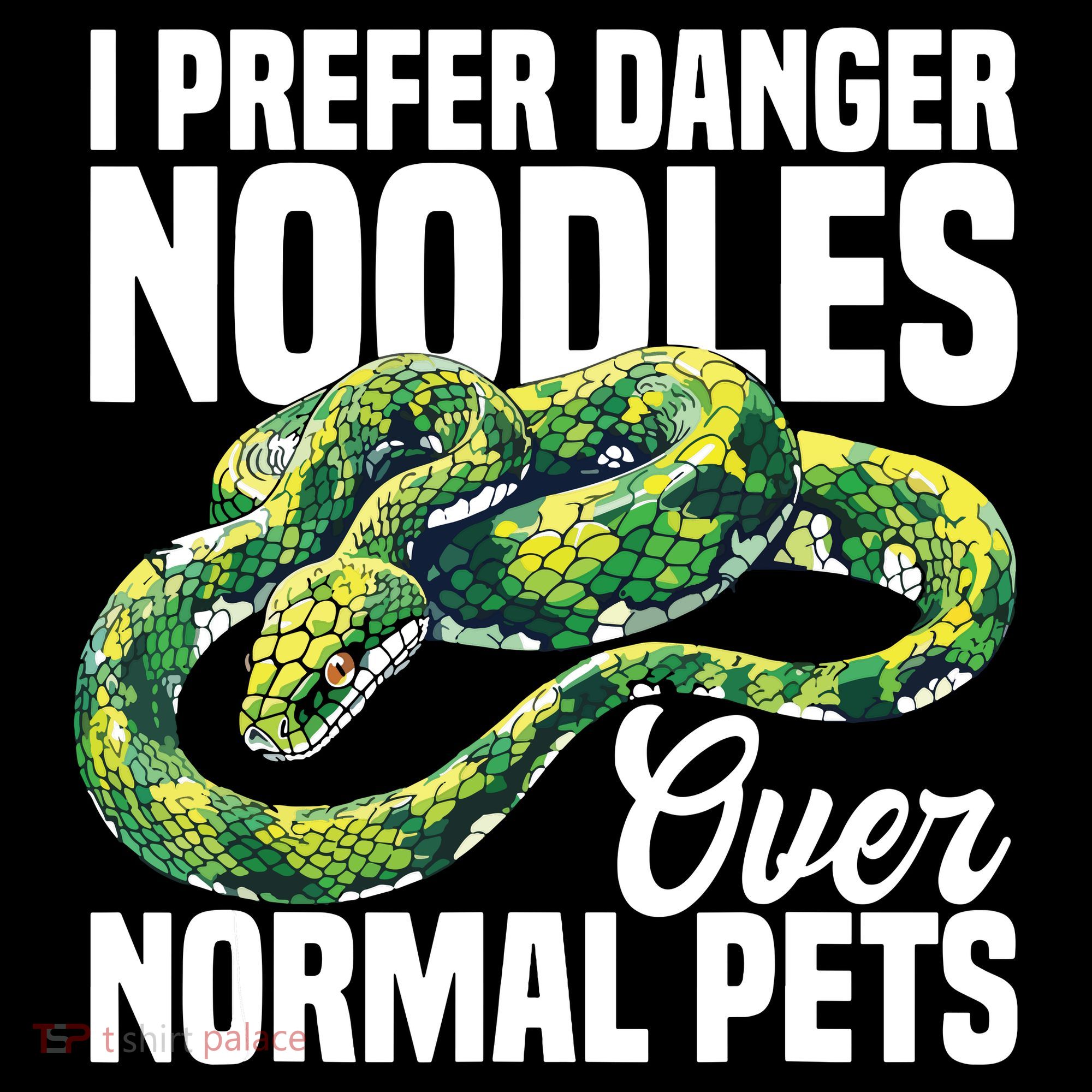 Green Tree Python Cage Reptile Keeper Snake Food Python Women's T-Shirt