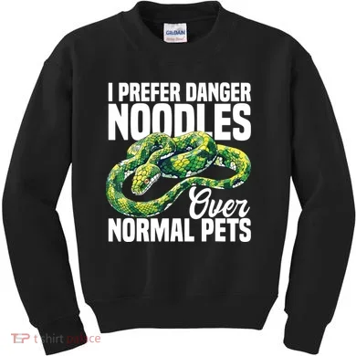 Green Tree Python Cage Reptile Keeper Snake Food Python Kids Sweatshirt