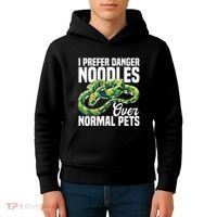 Green Tree Python Cage Reptile Keeper Snake Food Python Kids Hoodie thumb 4