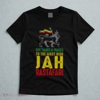 Give Thanks & Praises Rastafari Reggae Jah Rasta Clothing T-Shirt thumb 5