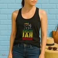 Give Thanks & Praises Rastafari Reggae Jah Rasta Clothing Women's Tank Top thumb 2