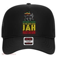 Give Thanks & Praises Rastafari Reggae Jah Rasta Clothing Hat thumb 0
