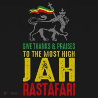 Give Thanks & Praises Rastafari Reggae Jah Rasta Clothing Kids Sweatshirt thumb 2