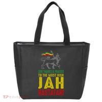 Give Thanks & Praises Rastafari Reggae Jah Rasta Clothing Tote Bag thumb 0