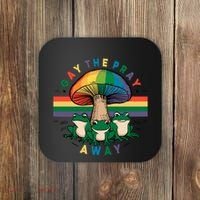 Gay The Pray Away Lgbt Community Coaster thumb 0