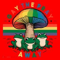Gay The Pray Away Lgbt Community Santa Hat thumb 1