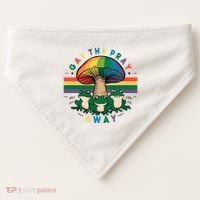 Gay The Pray Away Lgbt Community USA-Made Doggie Bandana thumb 0