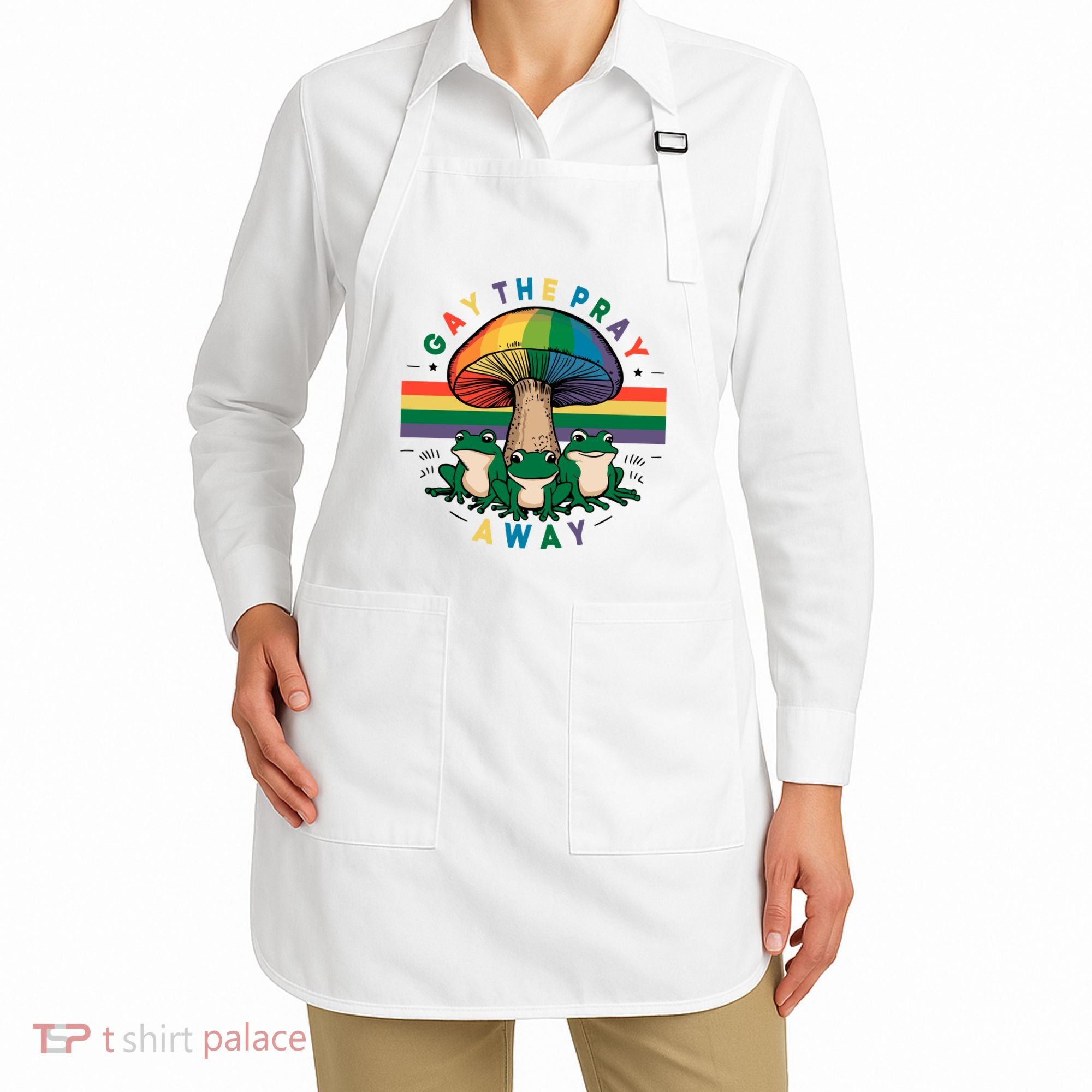 Gay The Pray Away Lgbt Community Apron