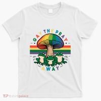Gay The Pray Away Lgbt Community T-Shirt thumb 0