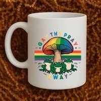 Gay The Pray Away Lgbt Community Coffee Mug thumb 2