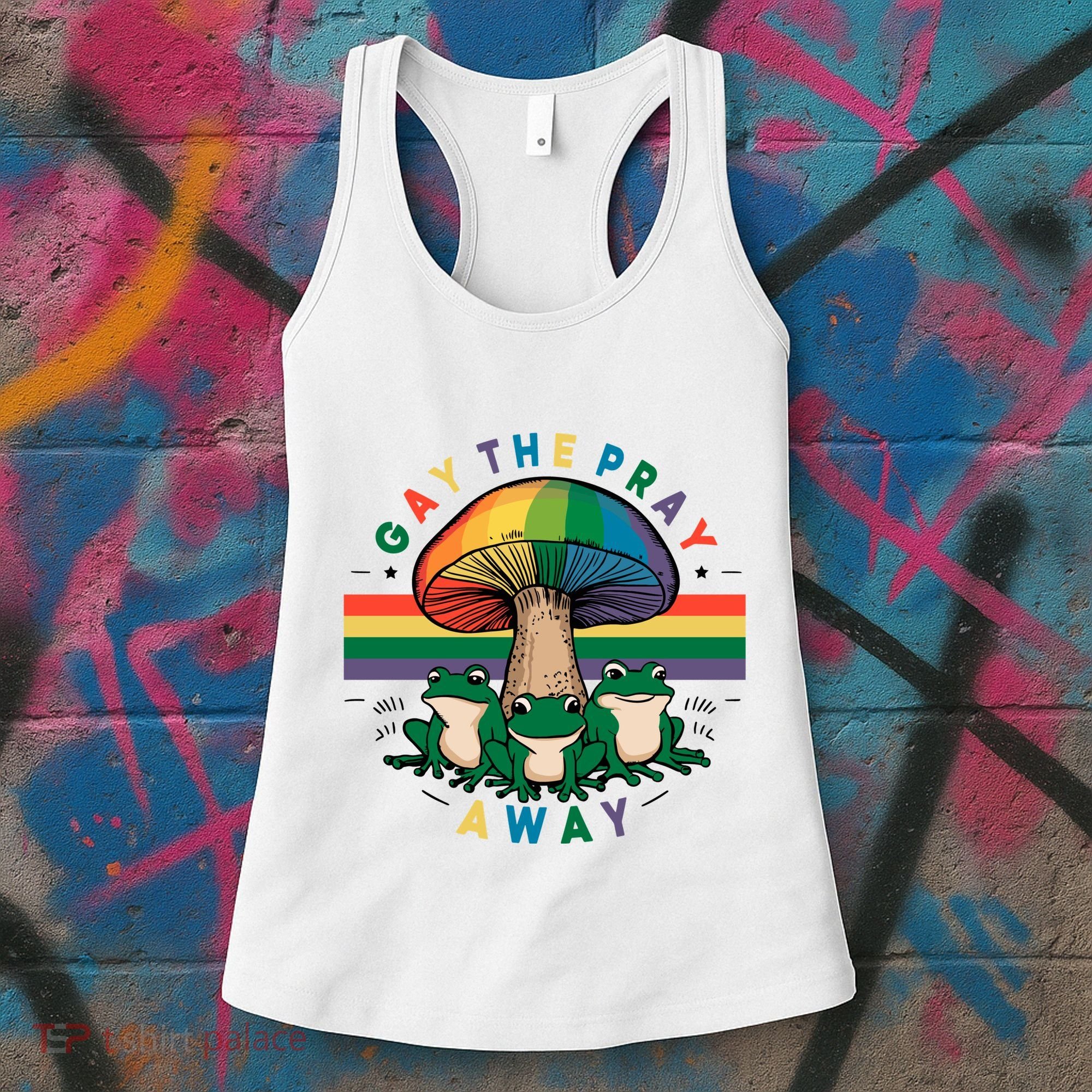 Gay The Pray Away Lgbt Community Women's Tank Top