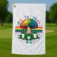 Gay The Pray Away Lgbt Community Golf Towel thumb 1
