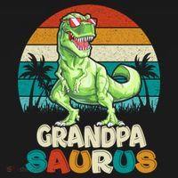 Grandpasaurus T Rex Dinosaur Grandpa Saurus Family Matching Gift Women's Hoodie thumb 2