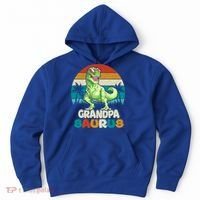 Grandpasaurus T Rex Dinosaur Grandpa Saurus Family Matching Gift Hoodie thumb 0
