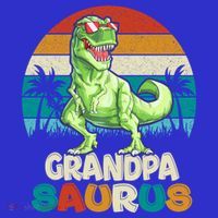 Grandpasaurus T Rex Dinosaur Grandpa Saurus Family Matching Gift Women's Tank Top thumb 5