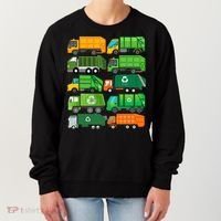 Garbage Truck Recycling Day Trash Waste Separation Birthday Women's Sweatshirt thumb 0