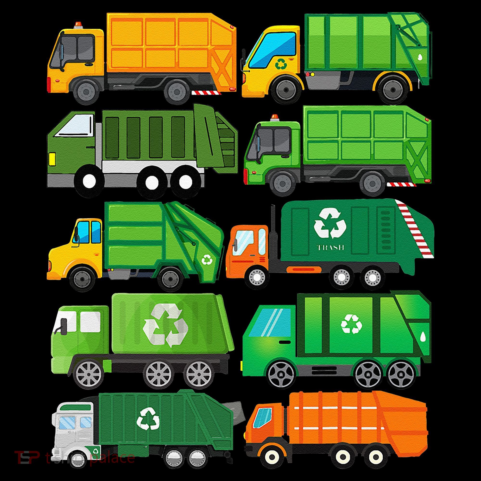 Garbage Truck Recycling Day Trash Waste Separation Birthday Coffee Mug