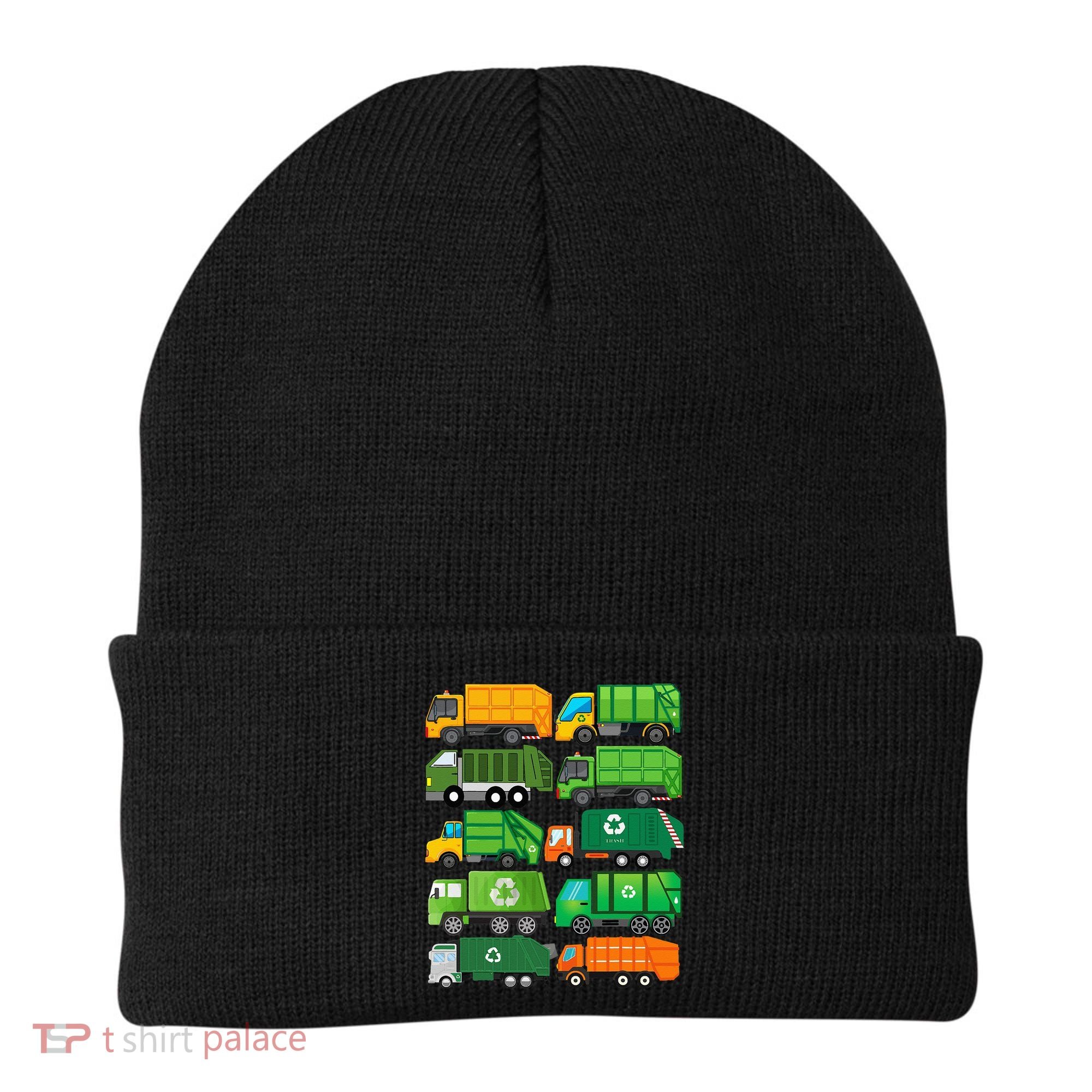 Garbage Truck Recycling Day Trash Waste Separation Birthday Beanie