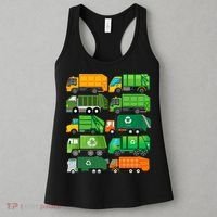 Garbage Truck Recycling Day Trash Waste Separation Birthday Women's Tank Top thumb 3