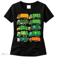 Garbage Truck Recycling Day Trash Waste Separation Birthday Women's T-Shirt thumb 0