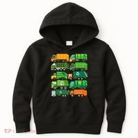 Garbage Truck Recycling Day Trash Waste Separation Birthday Kids Hoodie thumb 0