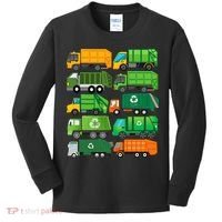 Garbage Truck Recycling Day Trash Waste Separation Birthday Kids Long Sleeve Shirt thumb 0