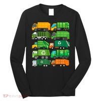 Garbage Truck Recycling Day Trash Waste Separation Birthday Long Sleeve Shirt thumb 0