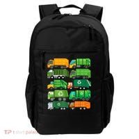 Garbage Truck Recycling Day Trash Waste Separation Birthday Backpack thumb 0