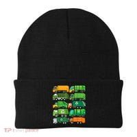 Garbage Truck Recycling Day Trash Waste Separation Birthday Beanie thumb 0