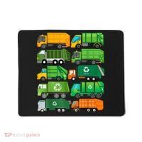 Garbage Truck Recycling Day Trash Waste Separation Birthday Mousepad thumb 0