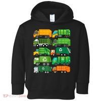 Garbage Truck Recycling Day Trash Waste Separation Birthday Toddler Hoodie thumb 0