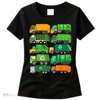 Garbage Truck Recycling Day Trash Waste Separation Birthday Women's T-Shirt thumb 0