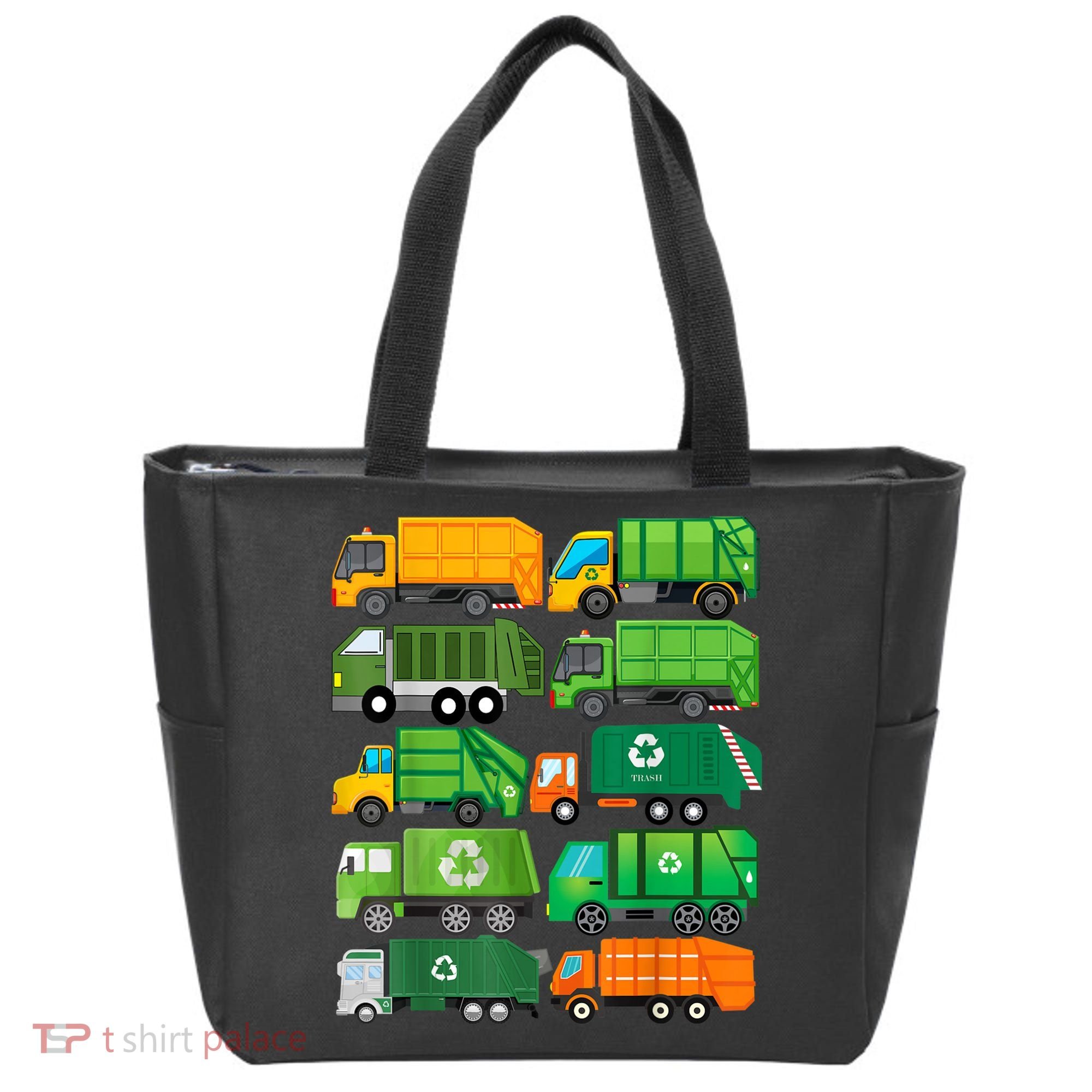 Garbage Truck Recycling Day Trash Waste Separation Birthday Tote Bag