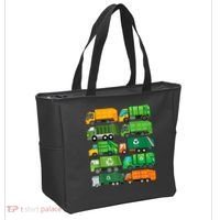 Garbage Truck Recycling Day Trash Waste Separation Birthday Tote Bag thumb 2
