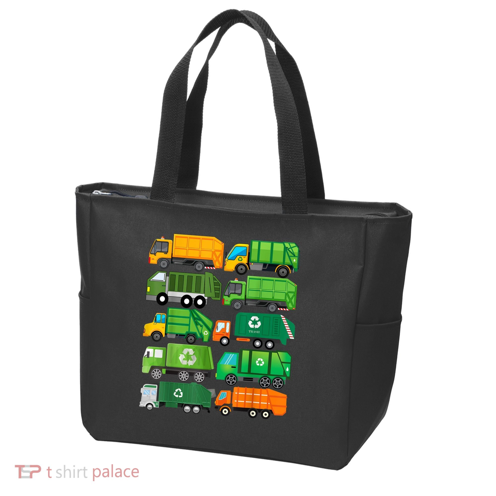 Garbage Truck Recycling Day Trash Waste Separation Birthday Tote Bag