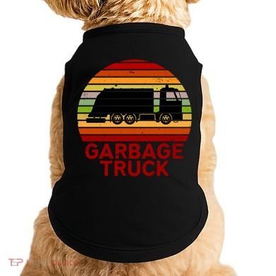 Garbage Truck Retro Doggie Tank