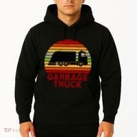 Garbage Truck Retro Hoodie thumb 2