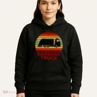 Garbage Truck Retro Hoodie thumb 5