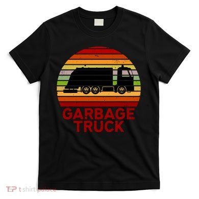 Garbage Truck Retro T-Shirt