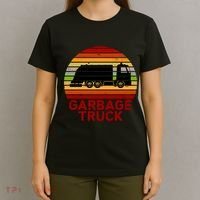 Garbage Truck Retro T-Shirt thumb 4